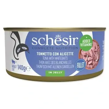 Konzerva SCHESIR Cat tuňák + sleď 140g Novinka