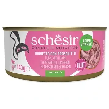 Konzerva SCHESIR Cat tuňák + šunka 140g Ověřený