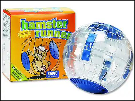 Koule SAVIC Hamster plastová 18 cm Nízká Cena