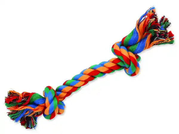 Výhodná Nabídka Uzel DOG FANTASY bavlněný barevný 2 knoty 20 cm