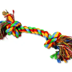 Uzel DOG FANTASY bavlněný barevný 2 knoty 30 cm Horká Nabídka