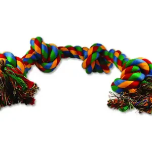 Uzel DOG FANTASY bavlněný barevný 4 knoty 60 cm Nakupujte Hned