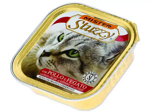Vanička MISTER STUZZY Cat kuřecí + játra 100g Autentický