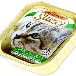 Nejlepší Volba Vanička MISTER STUZZY Cat telecí + mrkev 100g