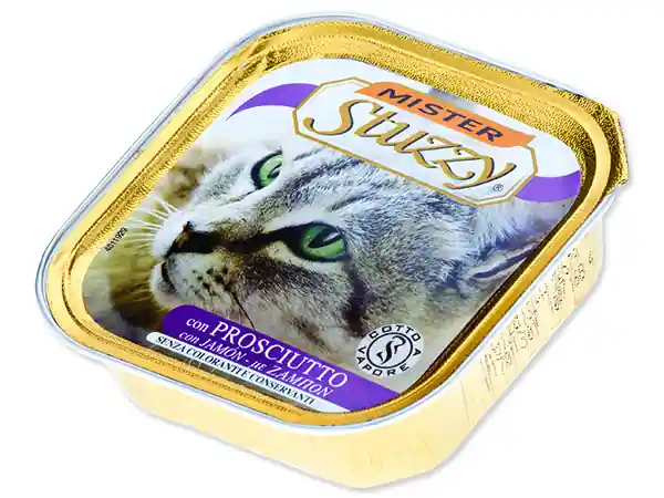 Dokud Zásoby Vydrží Vanička MISTER STUZZY Cat šunka 100g