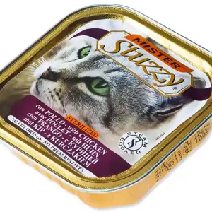 Must-Have Vanička MISTER STUZZY Cat pro sterilizované kočky kuřecí 100g