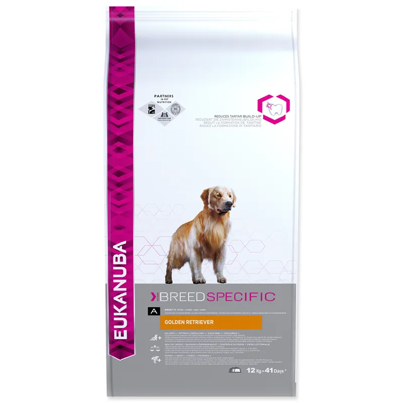 EUKANUBA Golden Retriever 12kg Sezónní Sleva