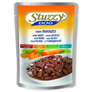 Kapsička STUZZY Dog hovězí 100g Sleva