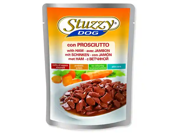 Sleva Kapsička STUZZY Dog šunka 100g