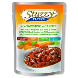 Kapsička STUZZY Dog krůtí + mrkev 100g Finální Výprodej