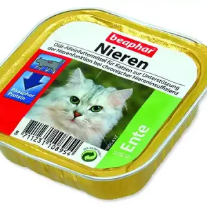 Paštika BEAPHAR Renální dieta pro kočky s kachnou 100g Objednat Nyní