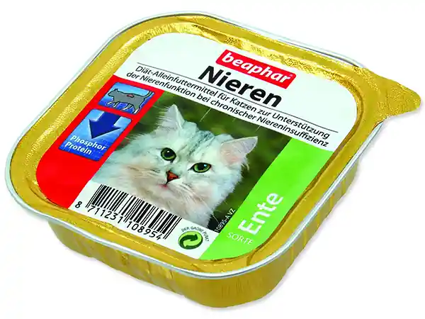 Paštika BEAPHAR Renální dieta pro kočky s kachnou 100g Objednat Nyní