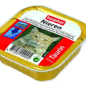 Vrácení Zdarma Paštika BEAPHAR Renální dieta pro kočky s taurinem 100g