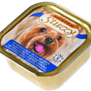 Nová Kolekce Vanička MISTER STUZZY Dog telecí + mrkev 150g