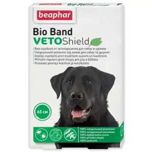 Zlevněný Obojek repelentní BEAPHAR Bio Band Veto Shield 65 cm