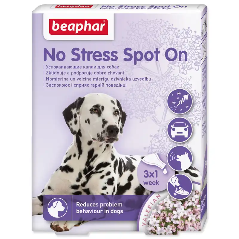 Akce BEAPHAR Spot On No Stress pro psy 2,1ml
