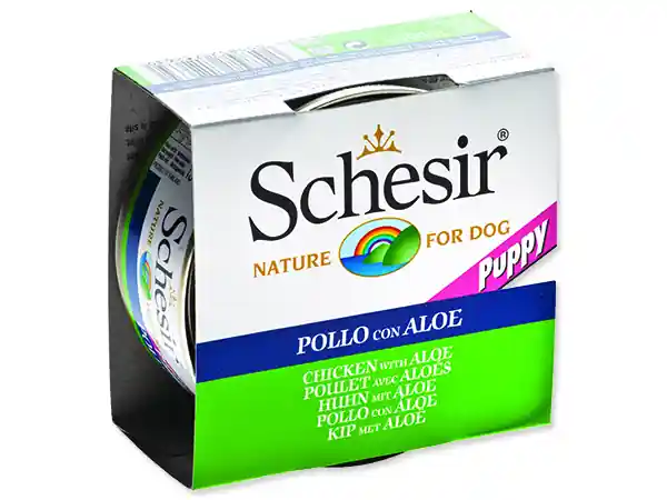 Nejlepší Volba Konzerva SCHESIR Puppy kuřecí + aloe 150g