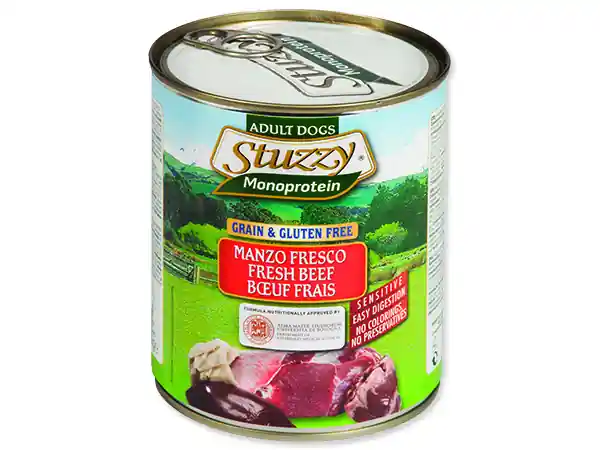 Konzerva STUZZY Dog Monoprotein hovězí 800g Originální