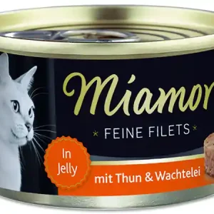 Konzerva MIAMOR Feine Filets tuňák + křepelčí vejce v želé 100g Levný