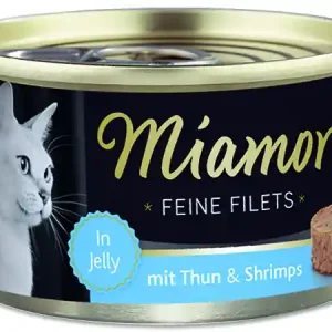 Konzerva MIAMOR Feine Filets tuňák + krevety v želé 100g Časově Omezené
