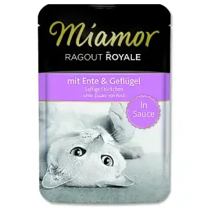 Odeslání Ihned Kapsička MIAMOR Ragout Royale kachna + drůbež ve šťávě 100g