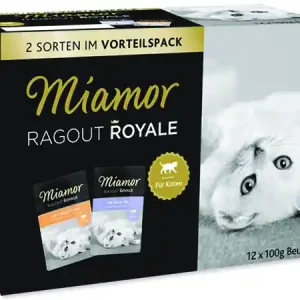 Kapsičky MIAMOR Ragout Royale Kitten v želé multipack 1200g Výhodná Nabídka