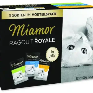 Aktuální Kapsičky MIAMOR Ragout Royale kuře, tuňák, králík v želé multipack 1200g