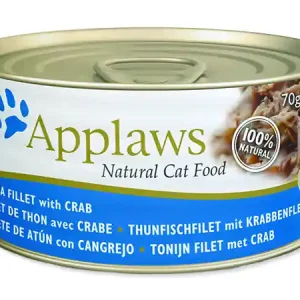 Aktuální Konzerva APPLAWS Cat Tuna & Crab 70g