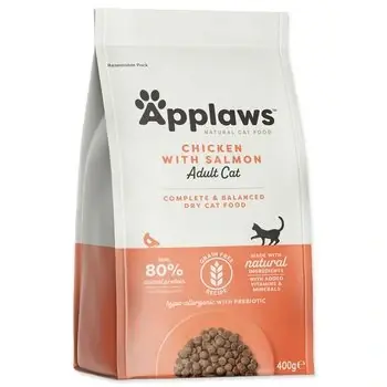 APPLAWS Dry Cat Chicken & Salmon 400g Super Cena