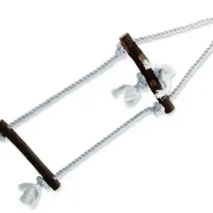 Žebřík BIRD JEWEL provazový + dřevěné příčky 50 cm Levný