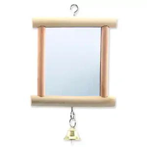 Autentický Hračka BIRD JEWEL zrcátko s rolničkou 13 cm