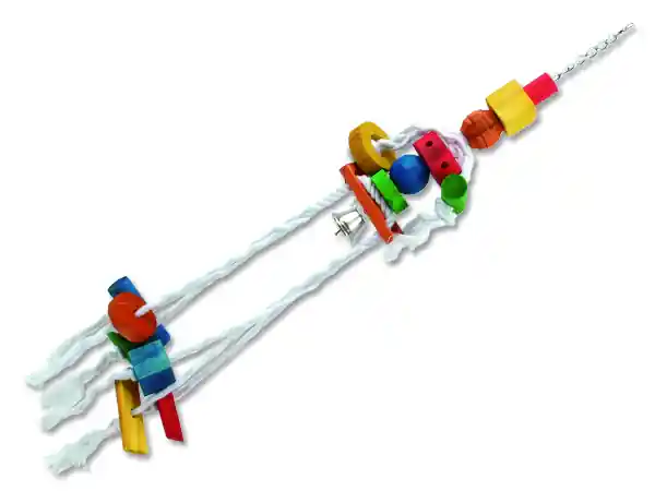Hračka BIRD JEWEL medůza závěsná dřevo - provaz 70 cm Vrácení Zdarma