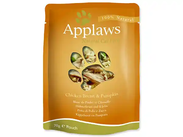 Autentický Kapsička APPLAWS Cat Chicken & Pumpkin 70g