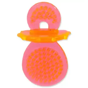 Hračka DOG FANTASY dudlík gumový oranžový 8 cm Kup Teď