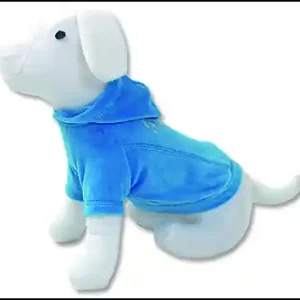 Triko DOG FANTASY s kapucí modré L Zlevněný