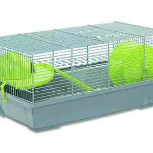 Omezená Nabídka Klec SMALL ANIMALS Erik šedá se zelenou výbavou