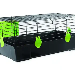 Autentický Klec SMALL ANIMALS Matěj černá se zelenou výbavou