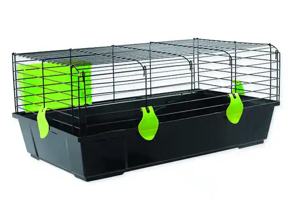 Autentický Klec SMALL ANIMALS Matěj černá se zelenou výbavou