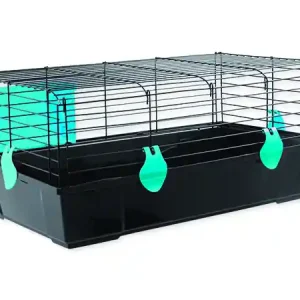Klec SMALL ANIMALS Matěj černá s modrou výbavou Dokud Zásoby Vydrží