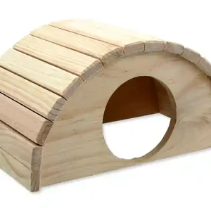Domek SMALL ANIMALS půlkruh dřevěný 31 x 20 x 15,5 cm Ihned K Objednání