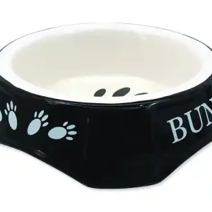 Odeslání Ihned Miska SMALL ANIMALS potisk Bunny černá 15 cm