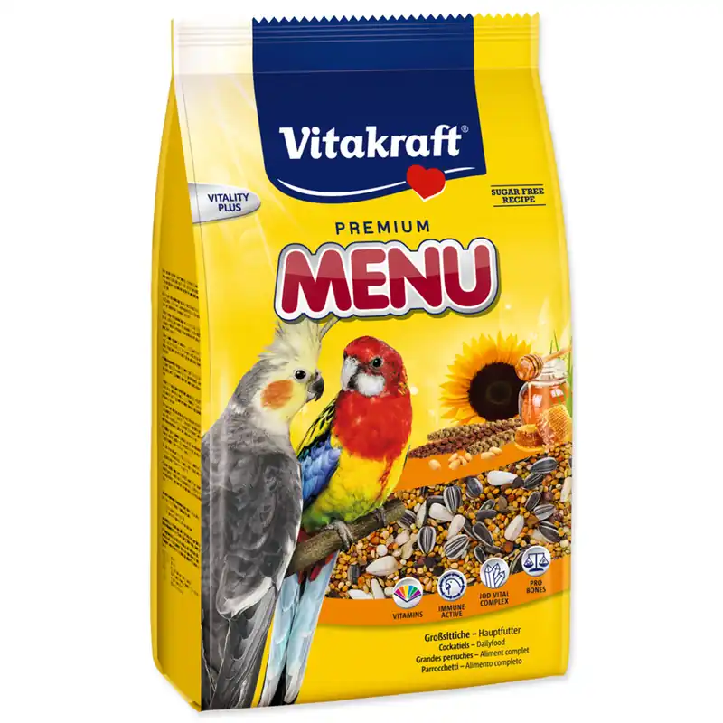 Výhodná Nabídka Menu VITAKRAFT Honey Gross Sittich 1kg