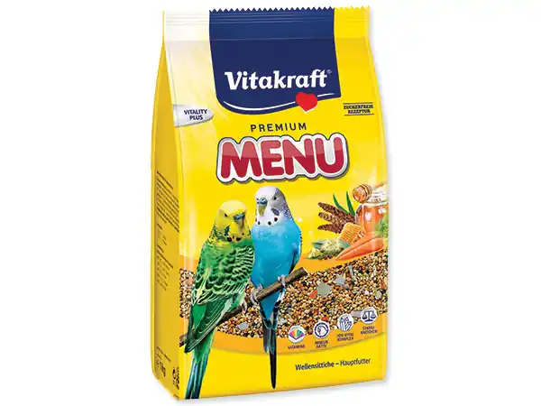 Poslední Šance Menu VITAKRAFT Sittich Honey bag 1kg