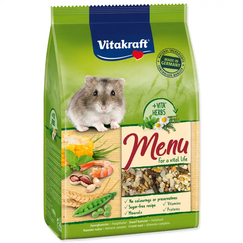 Menu VITAKRAFT Dwarf Hamster 400g Odeslání Ihned
