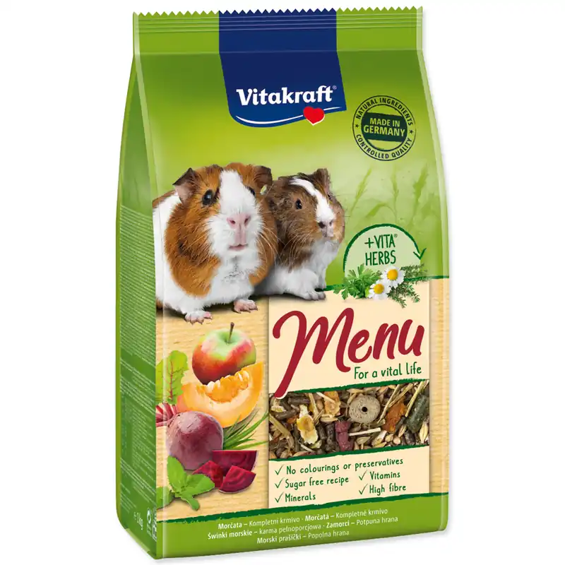 Nejprodávanější Menu VITAKRAFT Guinea Pig bag 1kg