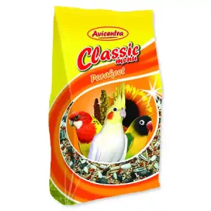 Akce AVICENTRA standart pro malé papoušky 500g