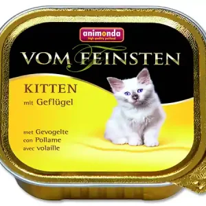 Aktuální Paštika ANIMONDA Vom Feinsten Kitten drůbeží 100g
