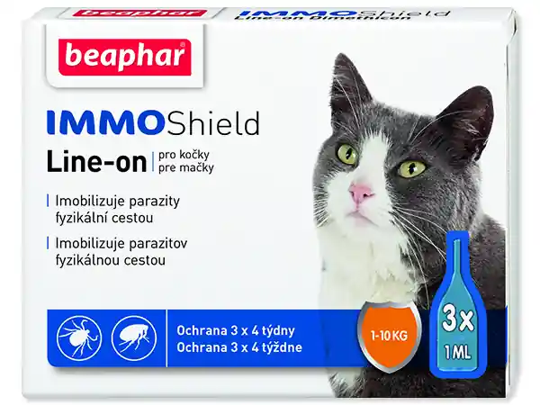 BEAPHAR Line-on IMMO Shield pro kočky 3ml Rychlé Dodání