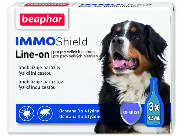 Finální Výprodej BEAPHAR Line-on IMMO Shield pro psy L 13,5ml
