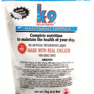 K-9 SELECTION MAINTENANCE FORMULA 3 kg Nová Kolekce